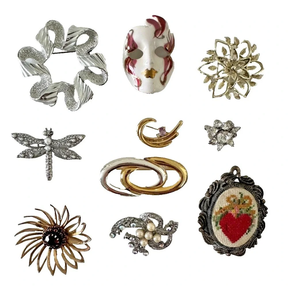 The Unbranded Brand brooch painted